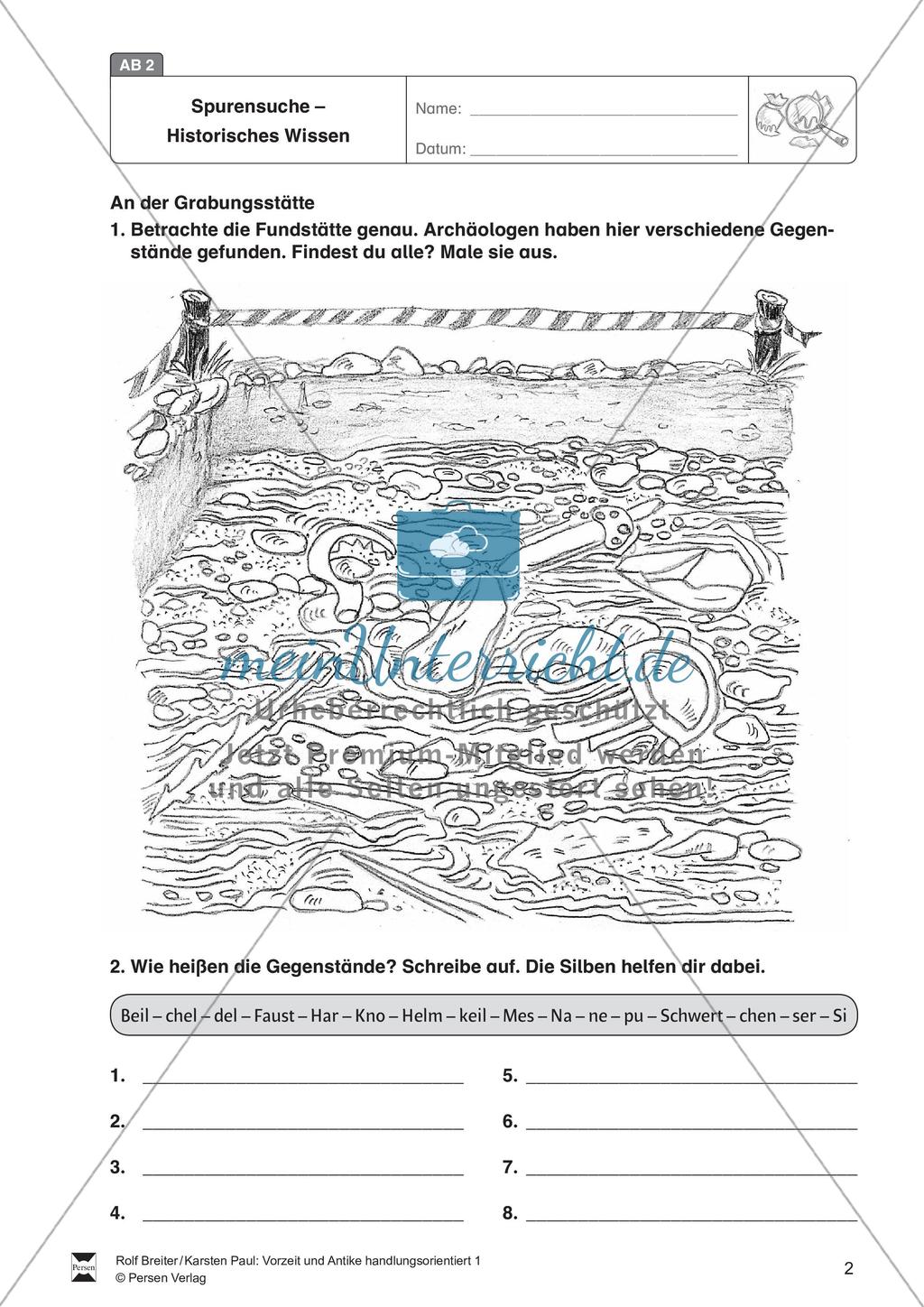 Vorzeit und Antike: Forscher bei der Arbeit Preview 3