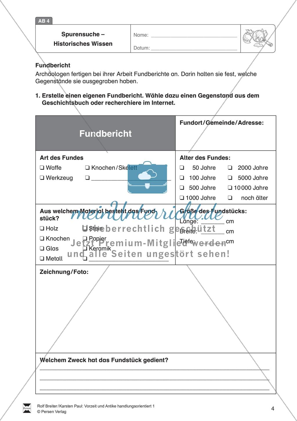 Vorzeit und Antike: Forscher bei der Arbeit Preview 5
