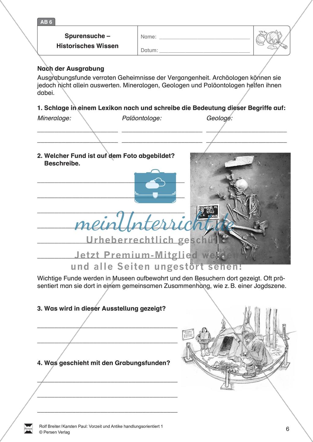Vorzeit und Antike: Forscher bei der Arbeit Preview 7