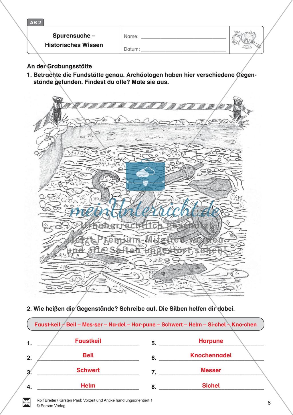 Vorzeit und Antike: Forscher bei der Arbeit Preview 9