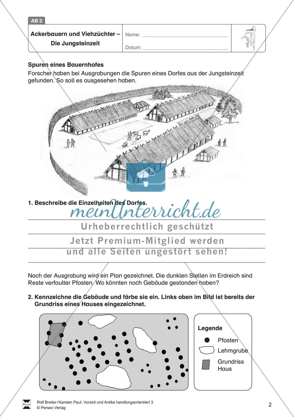 Vorzeit und Antike: Die Jungsteinzeit Preview 3