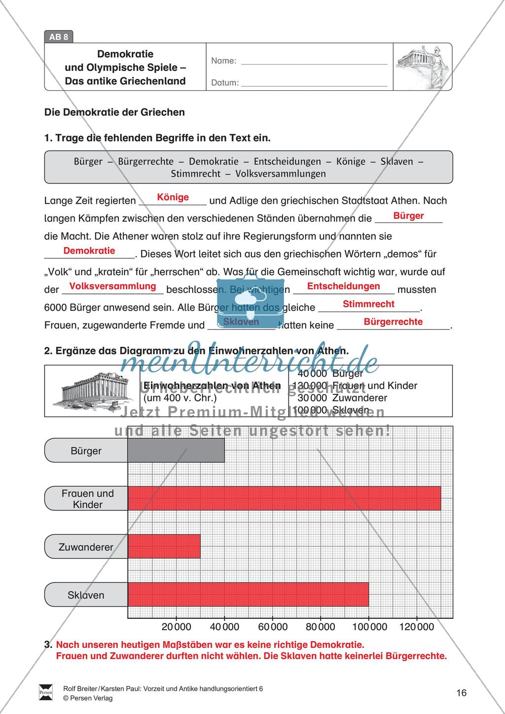 Vorzeit und Antike: Das antike Griechenland Preview 17