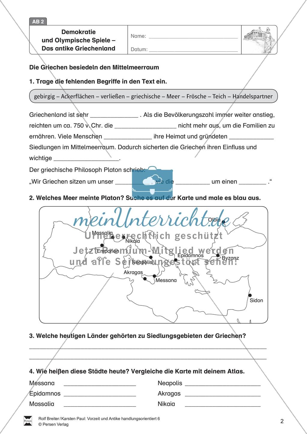 Vorzeit und Antike: Das antike Griechenland Preview 3