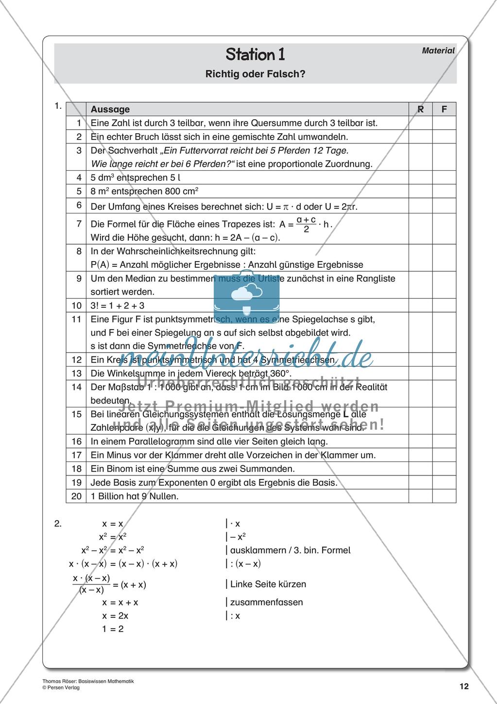 Basiswissen Mathematik Preview 14