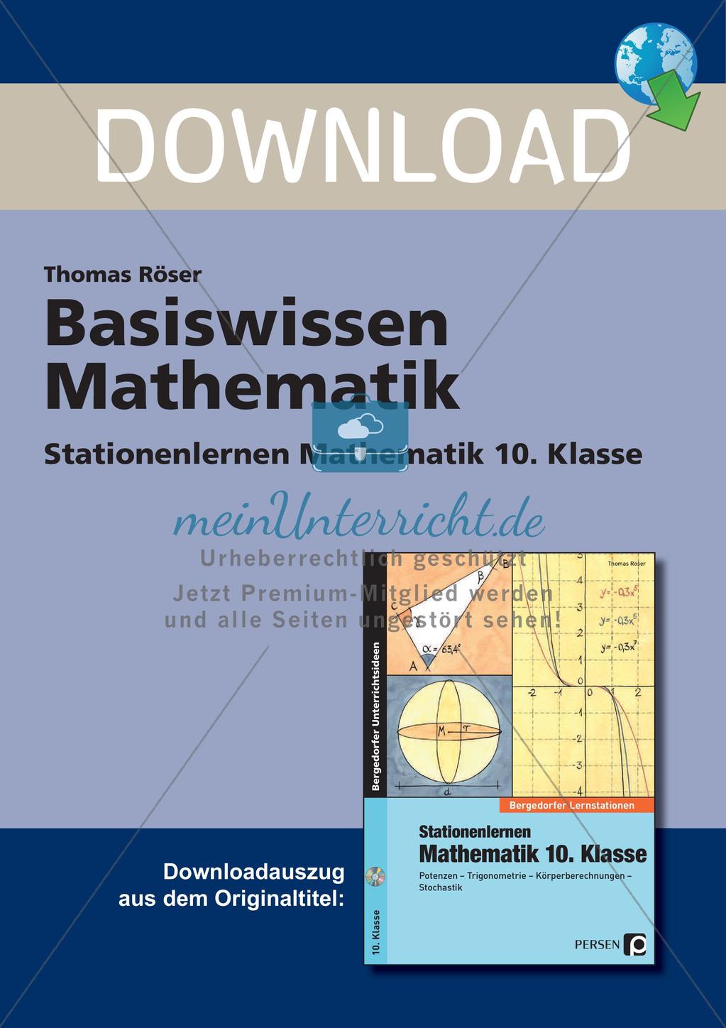 Basiswissen Mathematik Preview 1