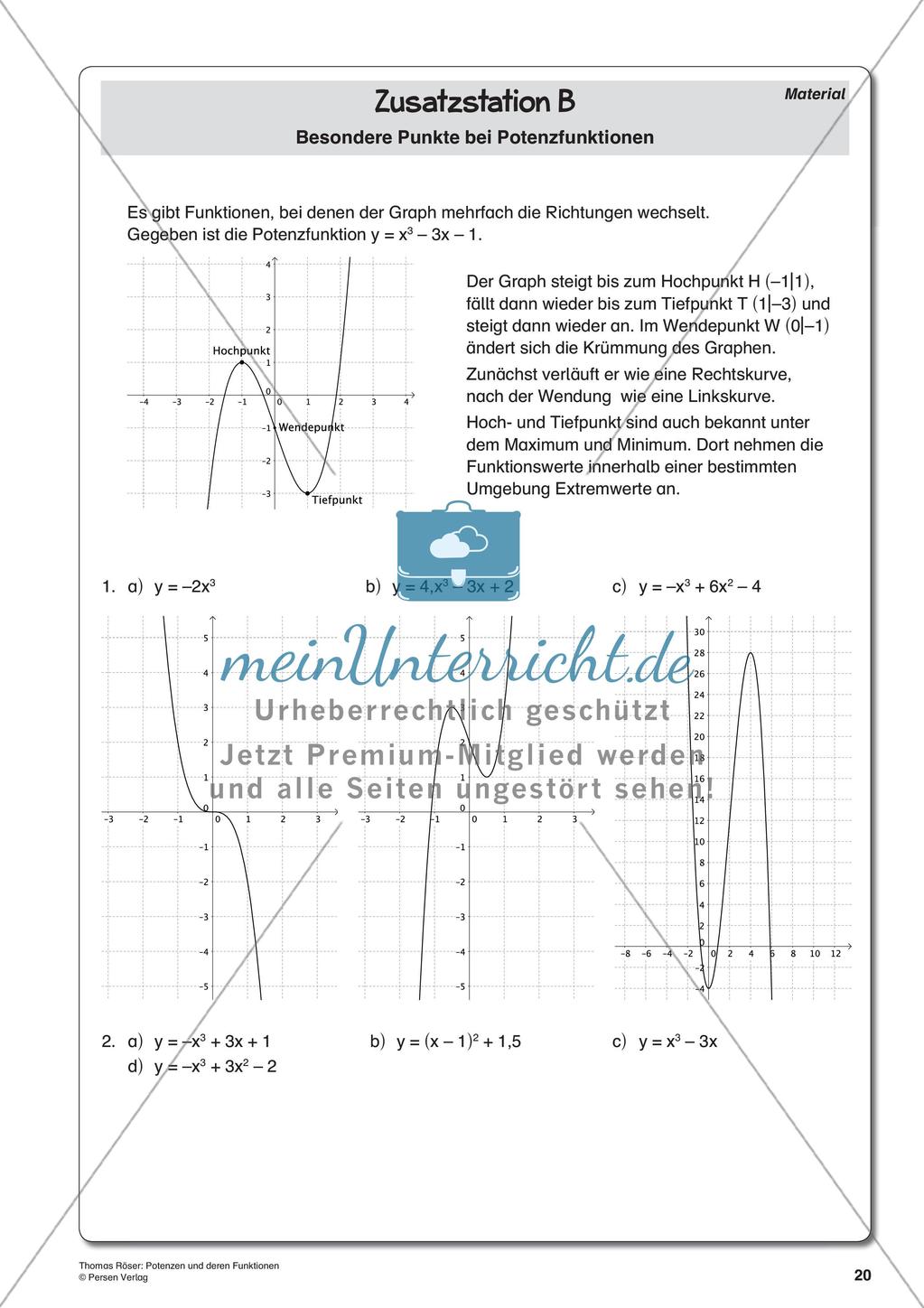 Potenzen und ihre Funktionen Preview 22