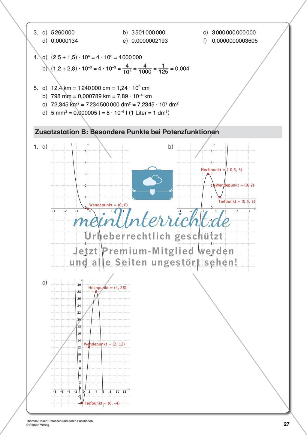 Potenzen und ihre Funktionen Preview 29