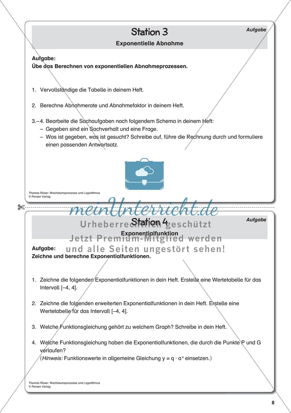 Wachstumsprozesse und Logarithmus Preview 10