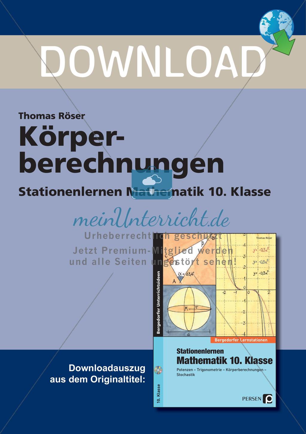 Die Brechnung von Körpern Preview 1