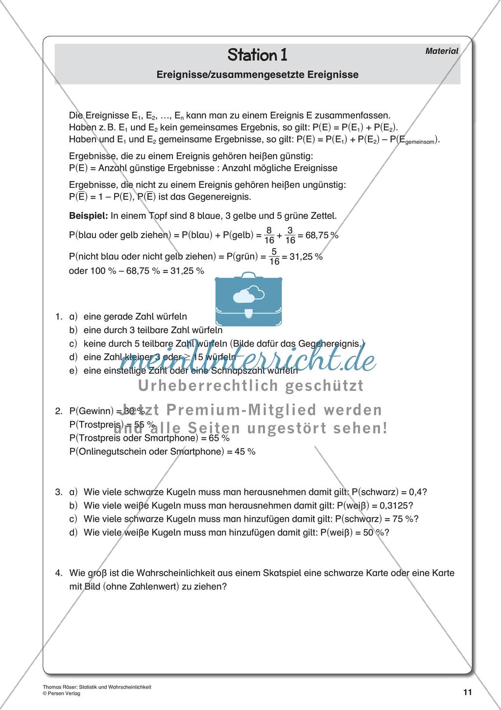 Statistik und Wahrscheinlichkeit Preview 13