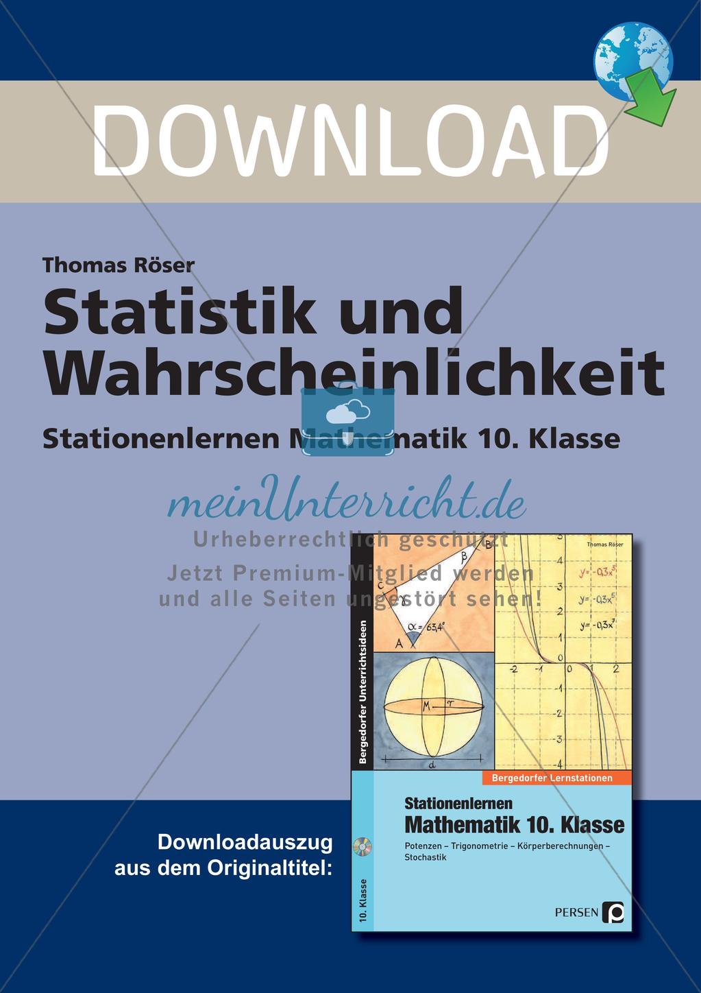 Statistik und Wahrscheinlichkeit Preview 1
