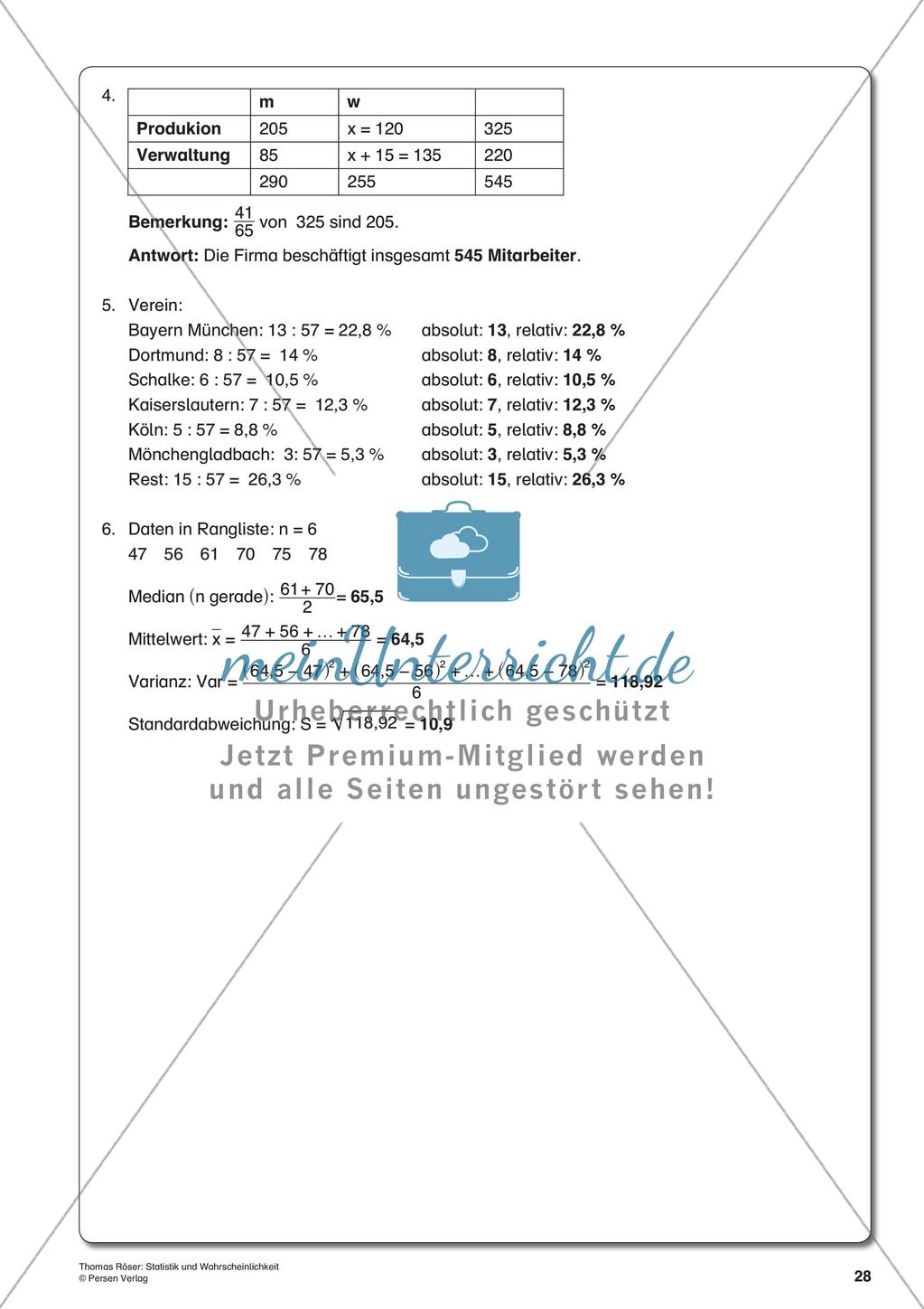 Statistik und Wahrscheinlichkeit Preview 30