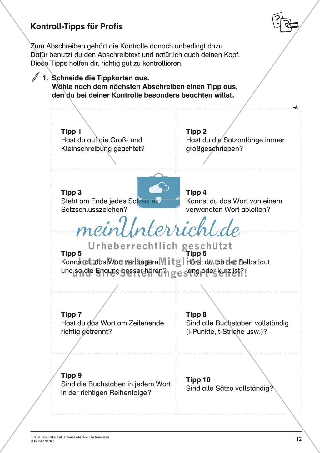 Trainieren von fehlerfreiem Abschreiben Preview 14