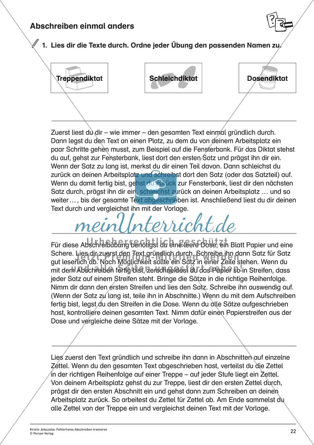 Trainieren von fehlerfreiem Abschreiben Preview 24