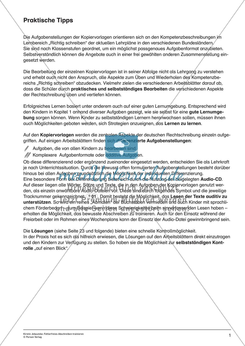 Trainieren von fehlerfreiem Abschreiben Preview 3