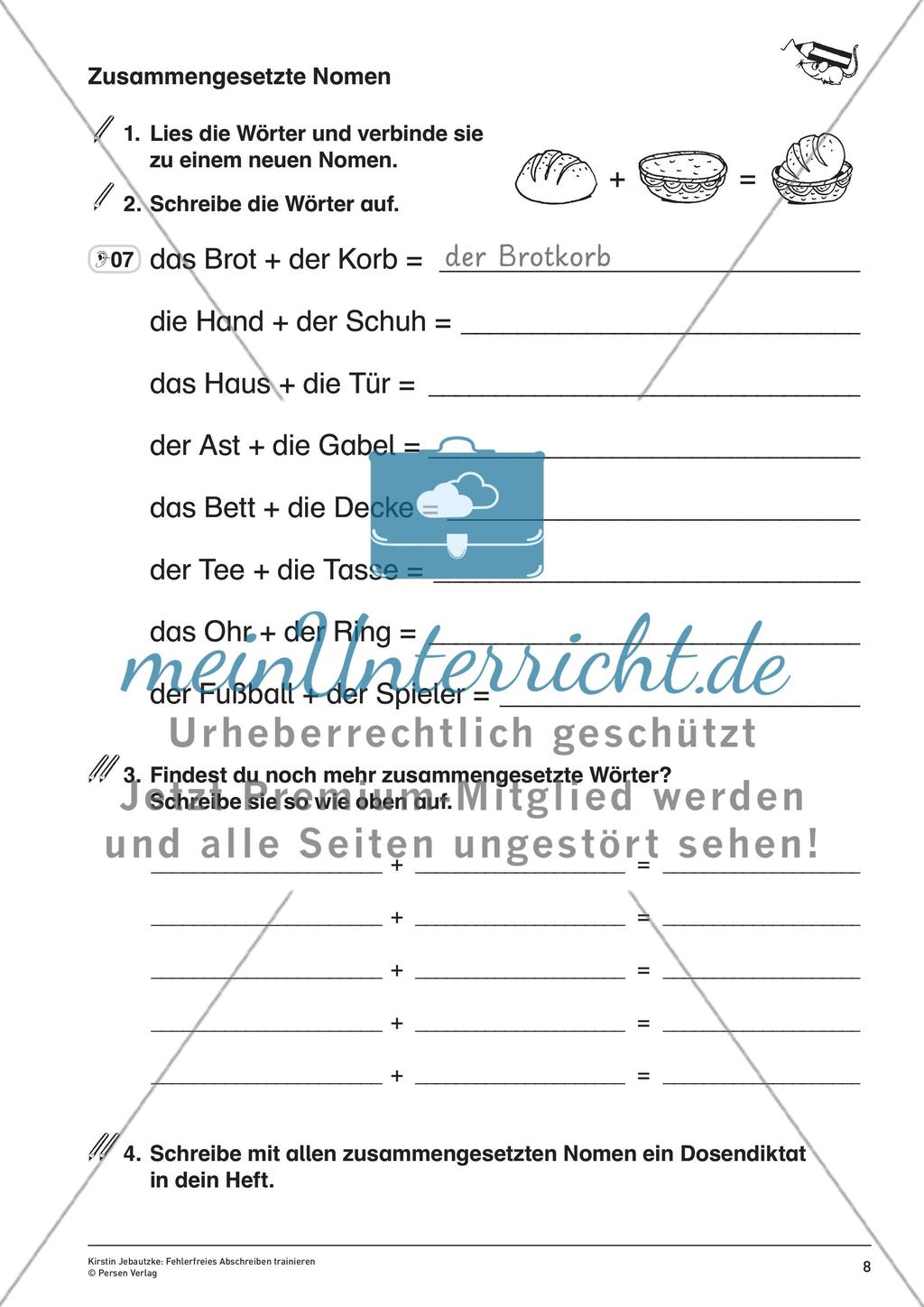 Üben der Rechtschreibfähigkeit Preview 10