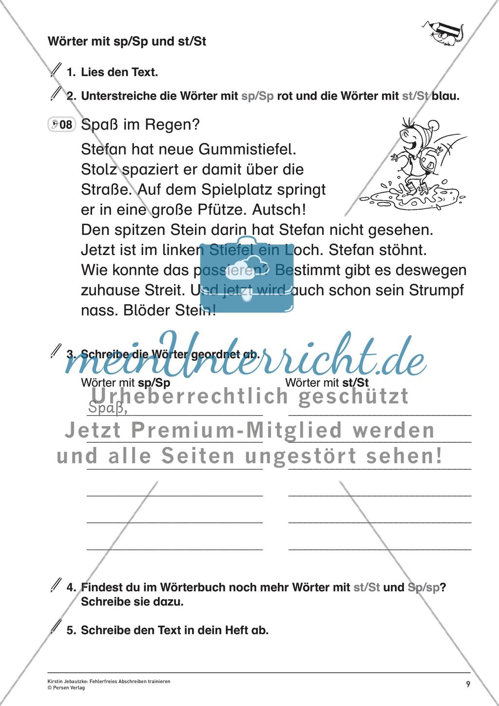Üben der Rechtschreibfähigkeit Preview 11