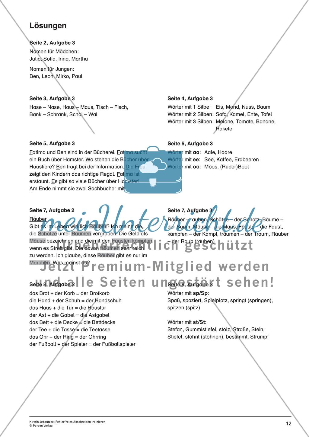 Üben der Rechtschreibfähigkeit Preview 14