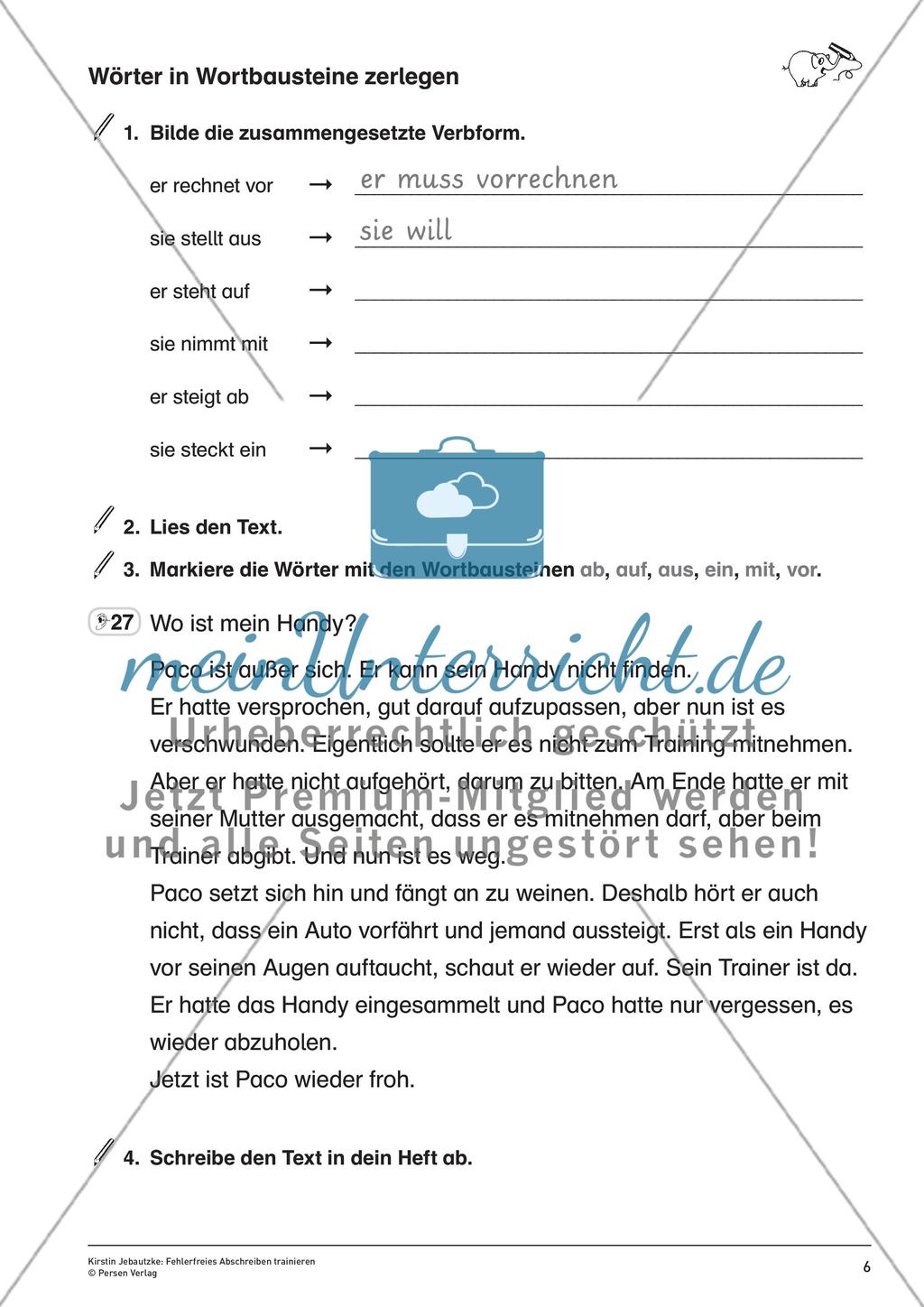 Abschreibübungen Preview 8