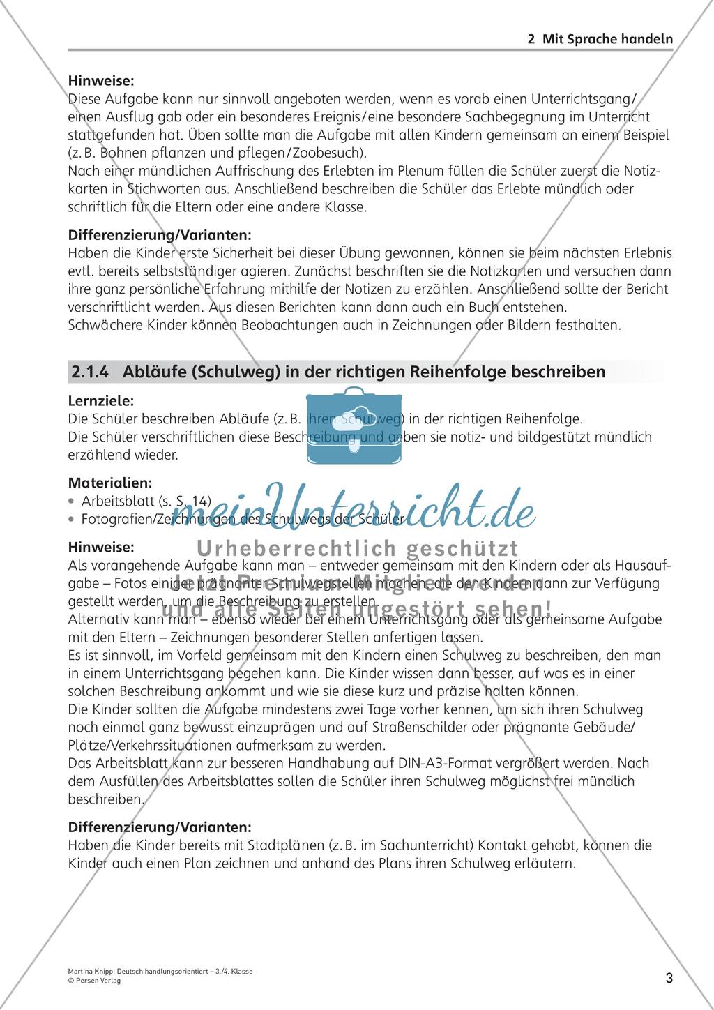Handlungsorientiertes Handeln mit Sprache Preview 5