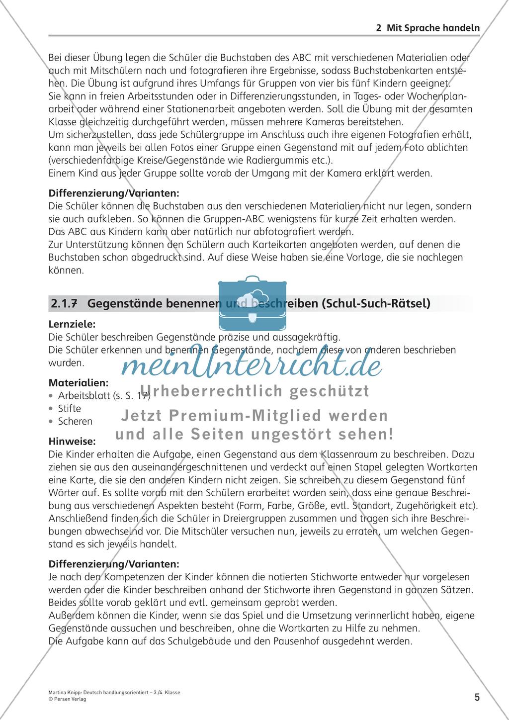 Handlungsorientiertes Handeln mit Sprache Preview 7