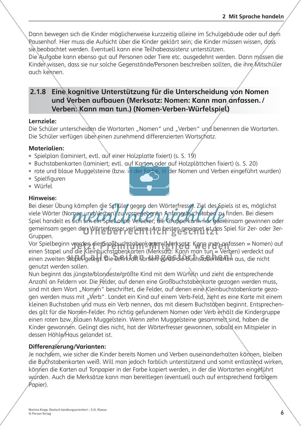 Handlungsorientiertes Handeln mit Sprache Preview 8