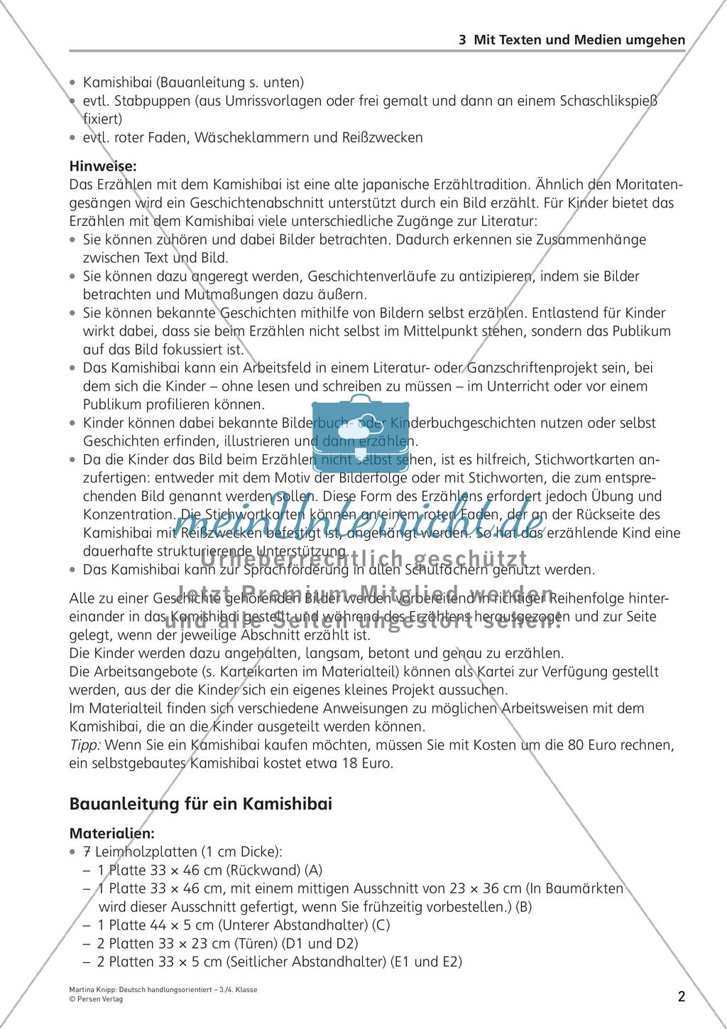 Handlungsorientierter Umgang mit Texten und Medien Preview 4