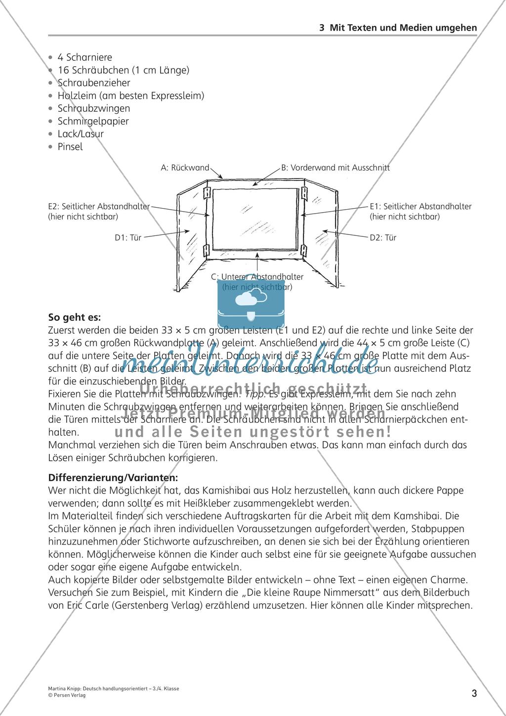 Handlungsorientierter Umgang mit Texten und Medien Preview 5