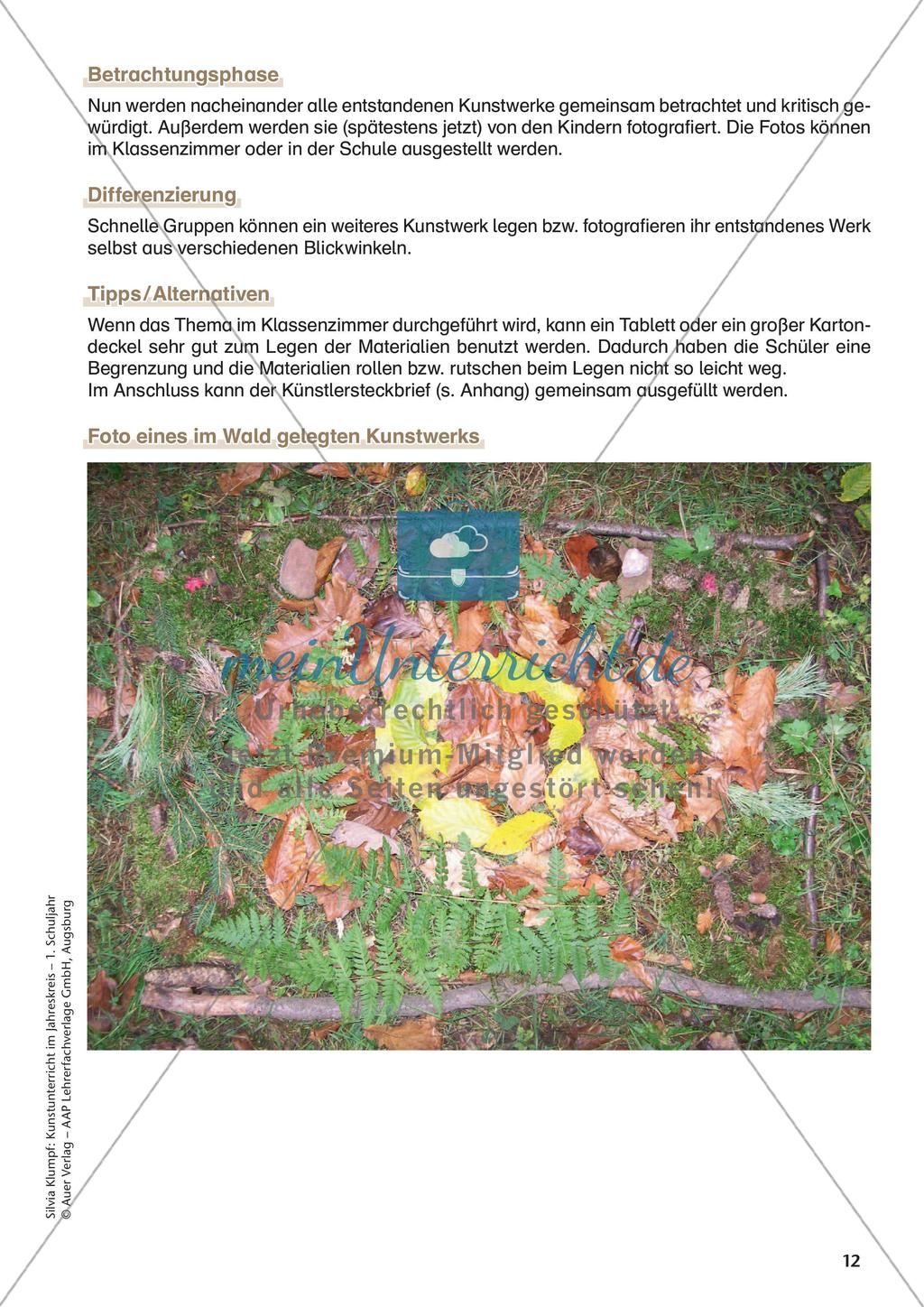 Kunstunterricht im Jahreskreis: Herbst Preview 14