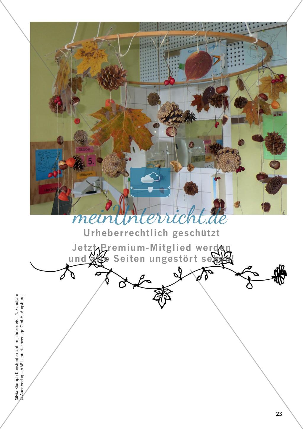 Kunstunterricht im Jahreskreis: Herbst Preview 25