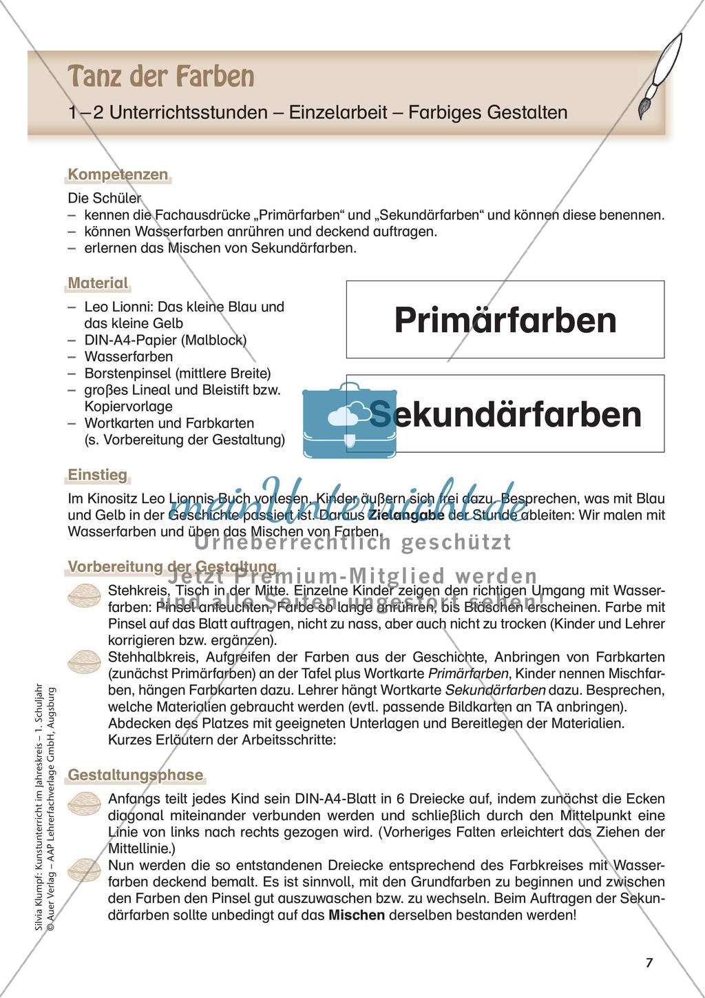 Kunstunterricht im Jahreskreis: Herbst Preview 9
