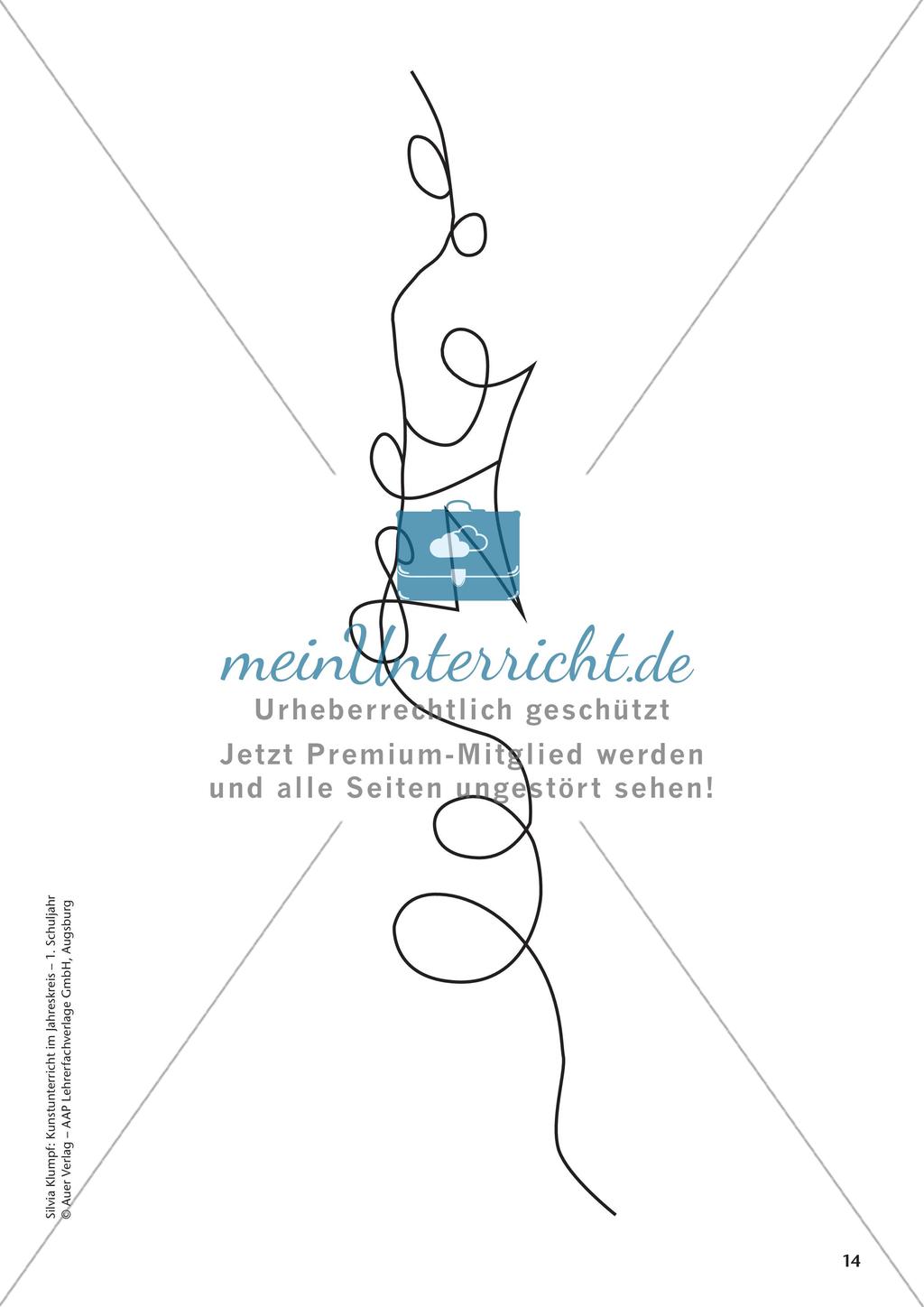 Kunstunterricht im Jahreskreis: Winter Preview 16