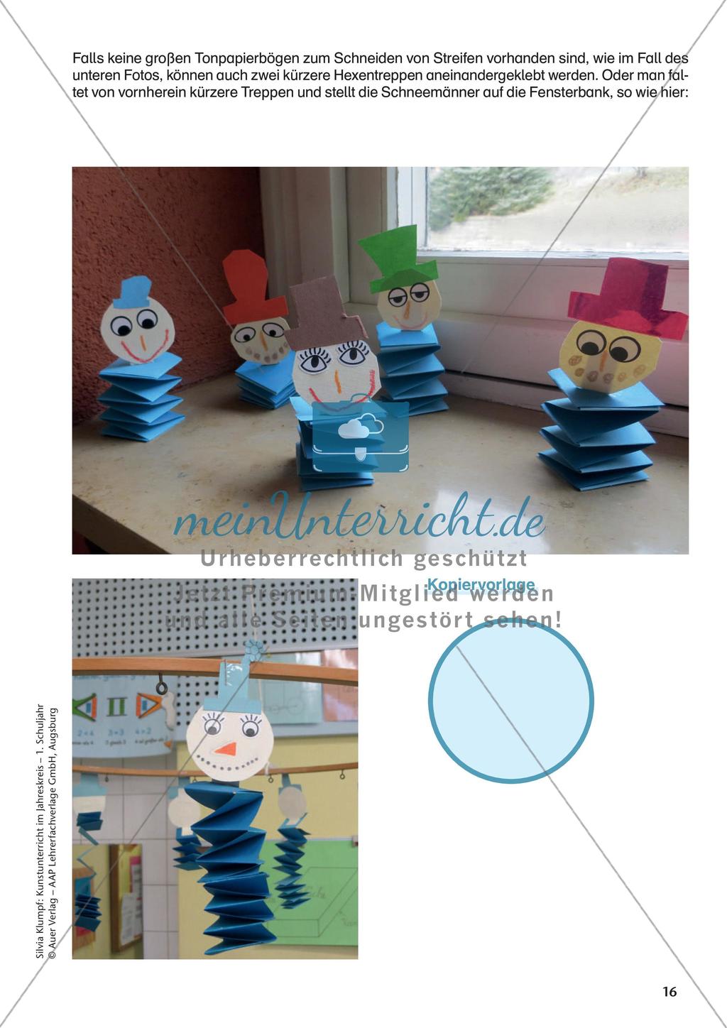 Kunstunterricht im Jahreskreis: Winter Preview 18