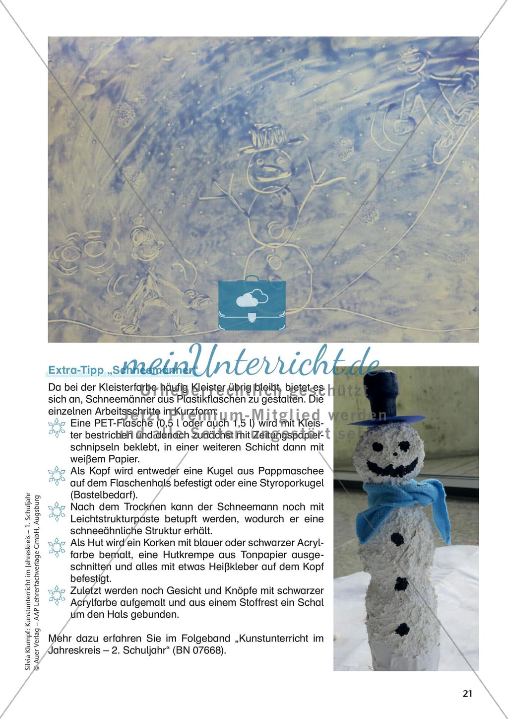 Kunstunterricht im Jahreskreis: Winter Preview 23