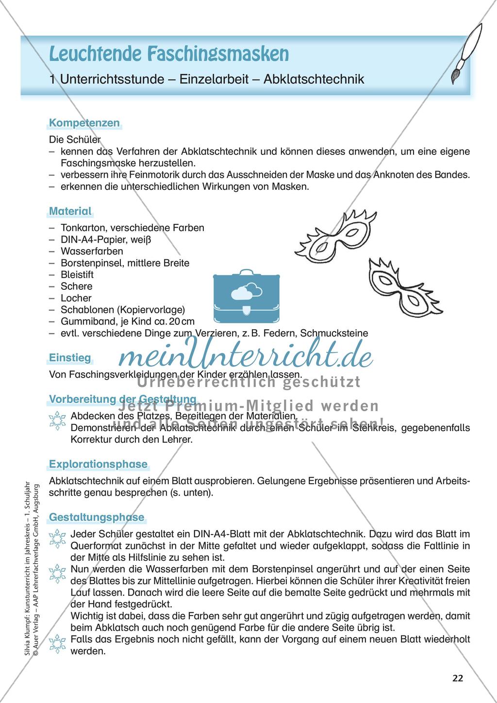 Kunstunterricht im Jahreskreis: Winter Preview 24