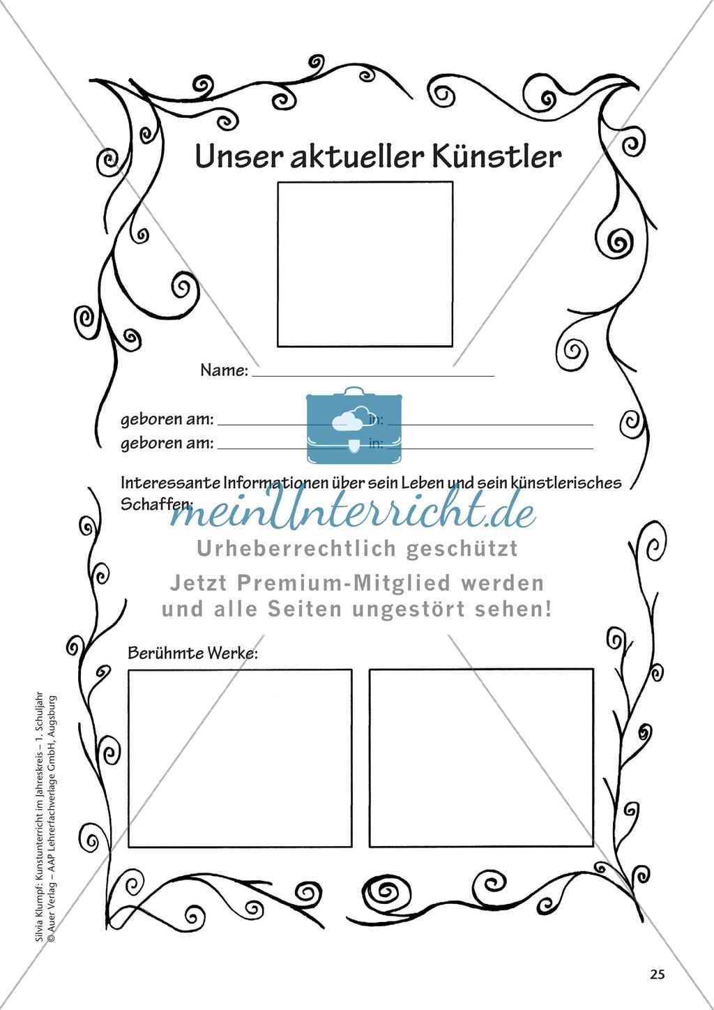 Kunstunterricht im Jahreskreis: Winter Preview 27
