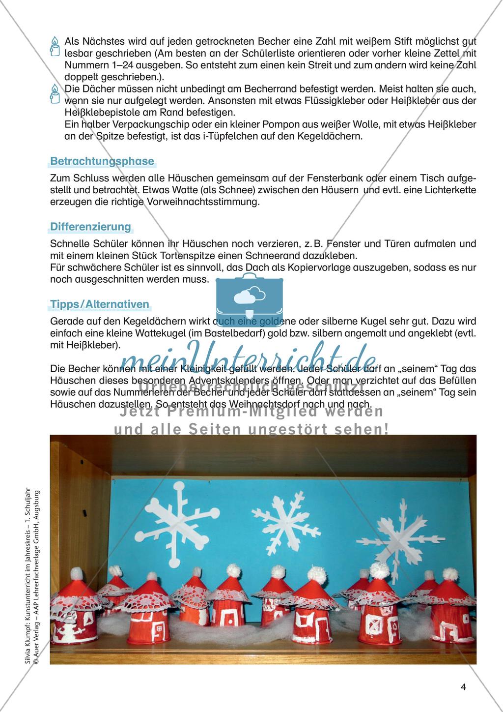 Kunstunterricht im Jahreskreis: Winter Preview 6