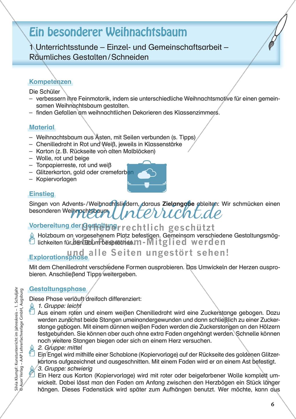 Kunstunterricht im Jahreskreis: Winter Preview 8
