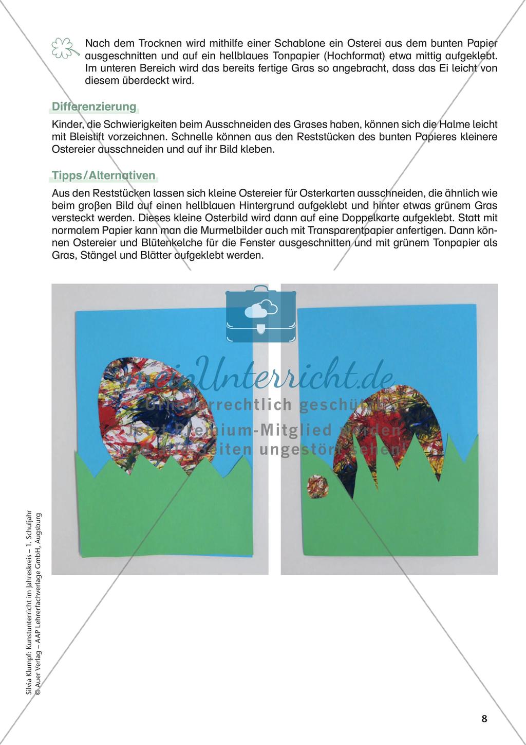 Kunstunterricht im Jahreskreis: Frühling Preview 10