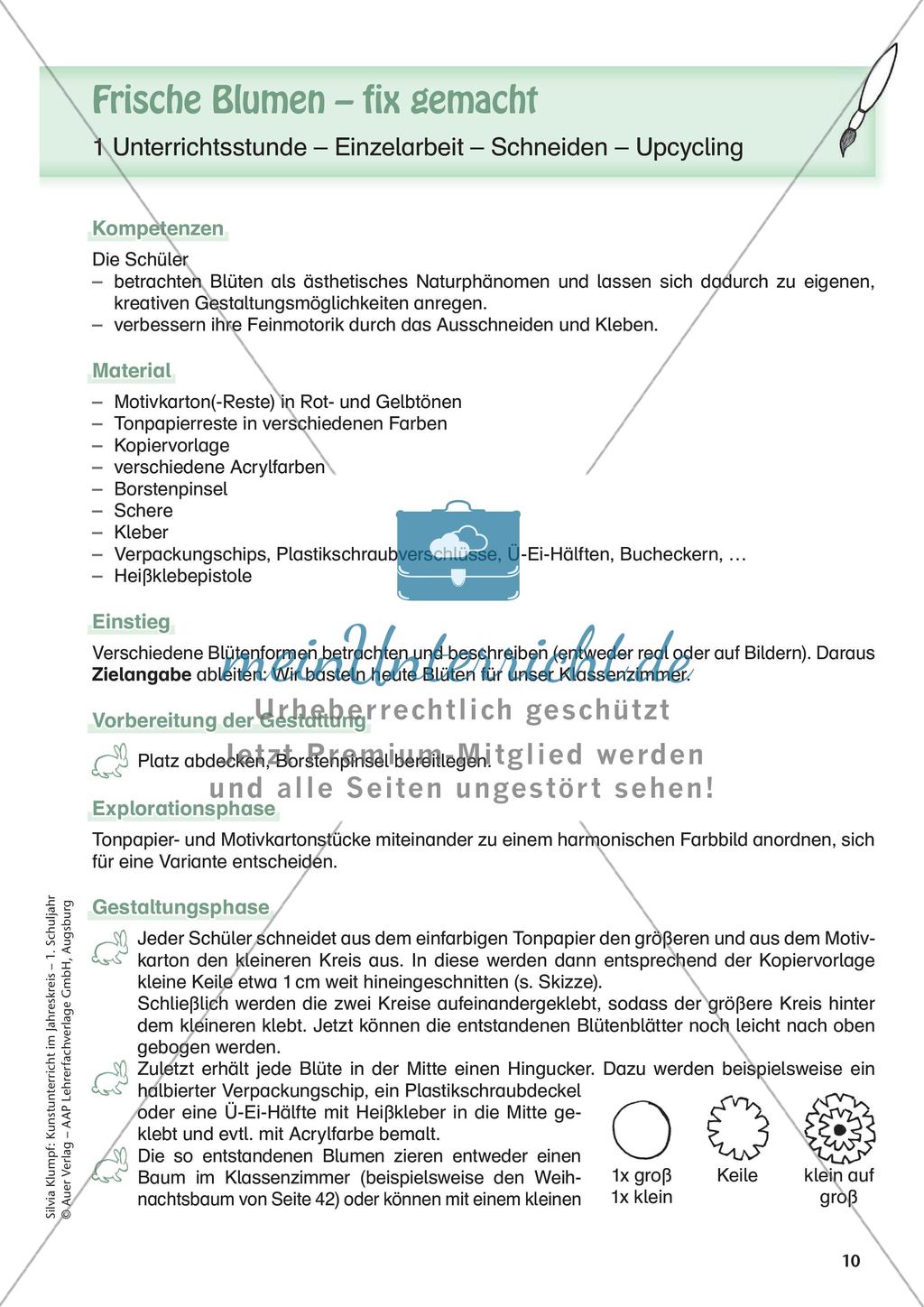 Kunstunterricht im Jahreskreis: Frühling Preview 12