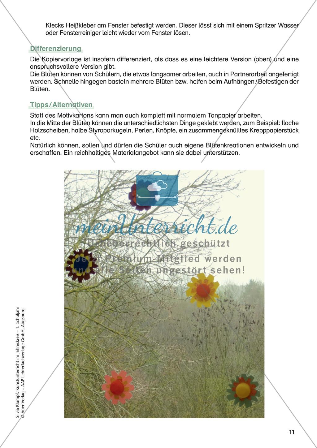 Kunstunterricht im Jahreskreis: Frühling Preview 13