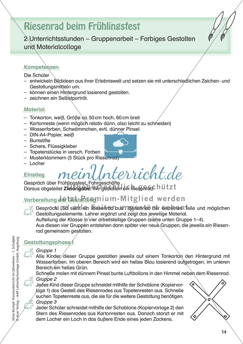 Kunstunterricht im Jahreskreis: Frühling Preview 16