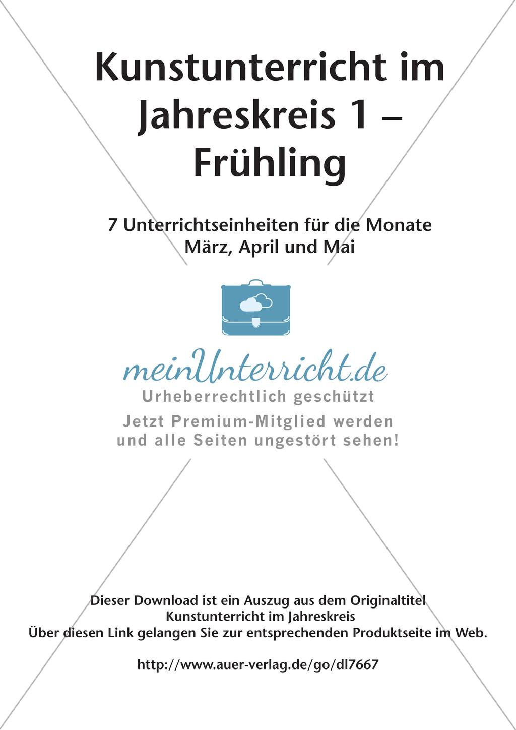 Kunstunterricht im Jahreskreis: Frühling Preview 2