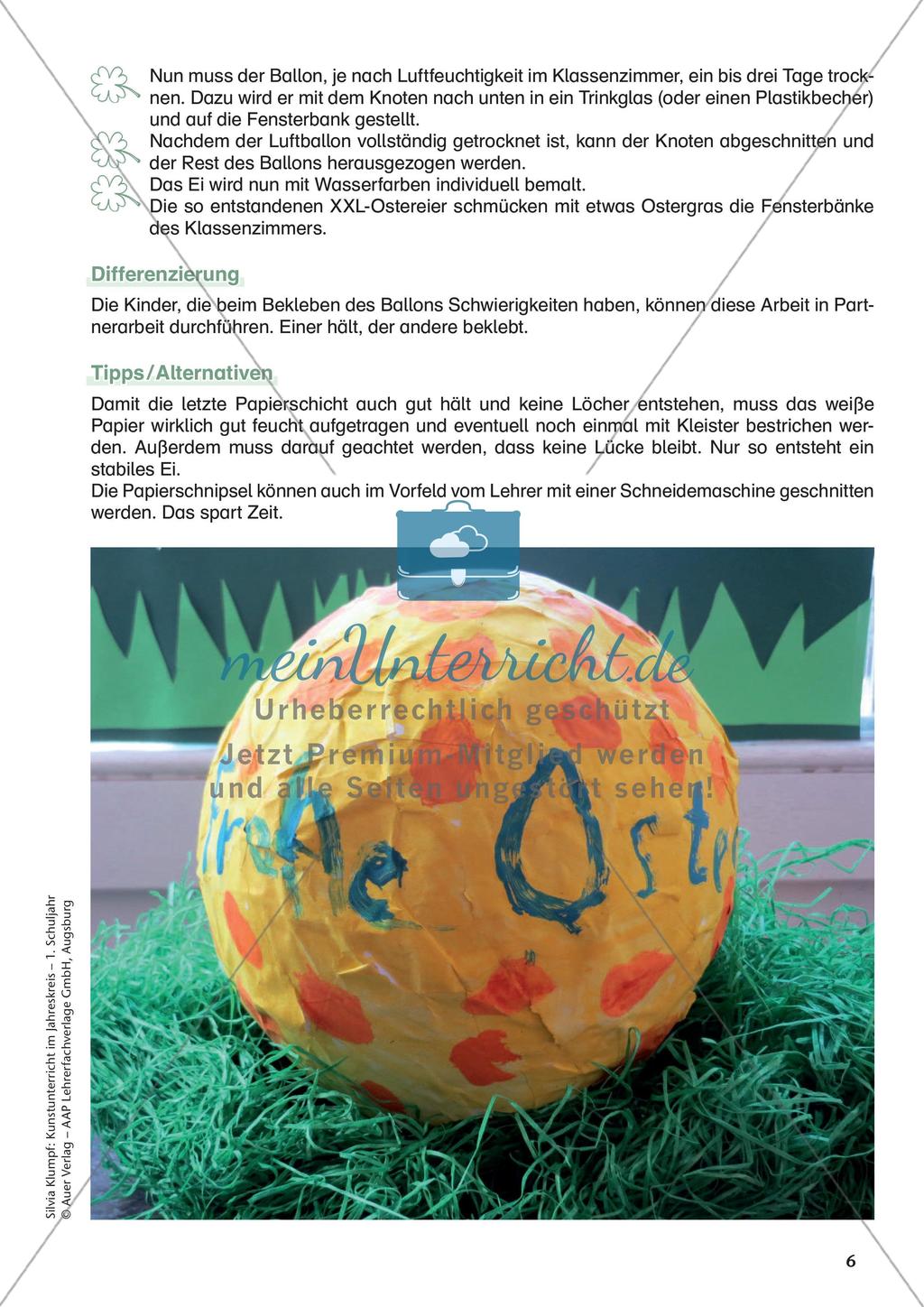 Kunstunterricht im Jahreskreis: Frühling Preview 8