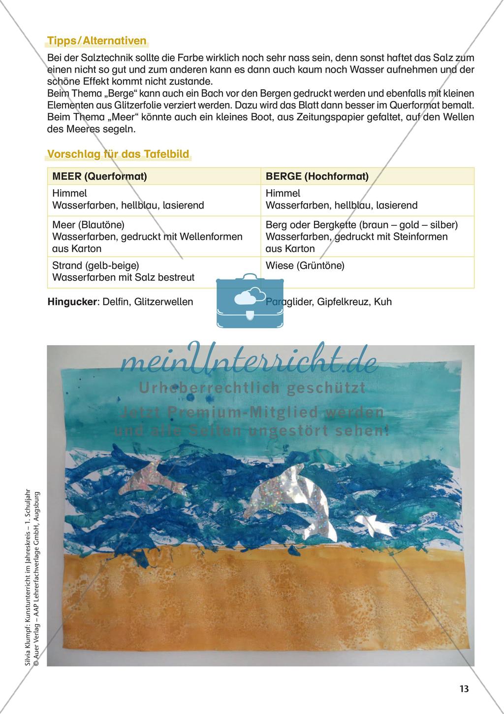 Kunstunterricht im Jahreskreis: Sommer Preview 15