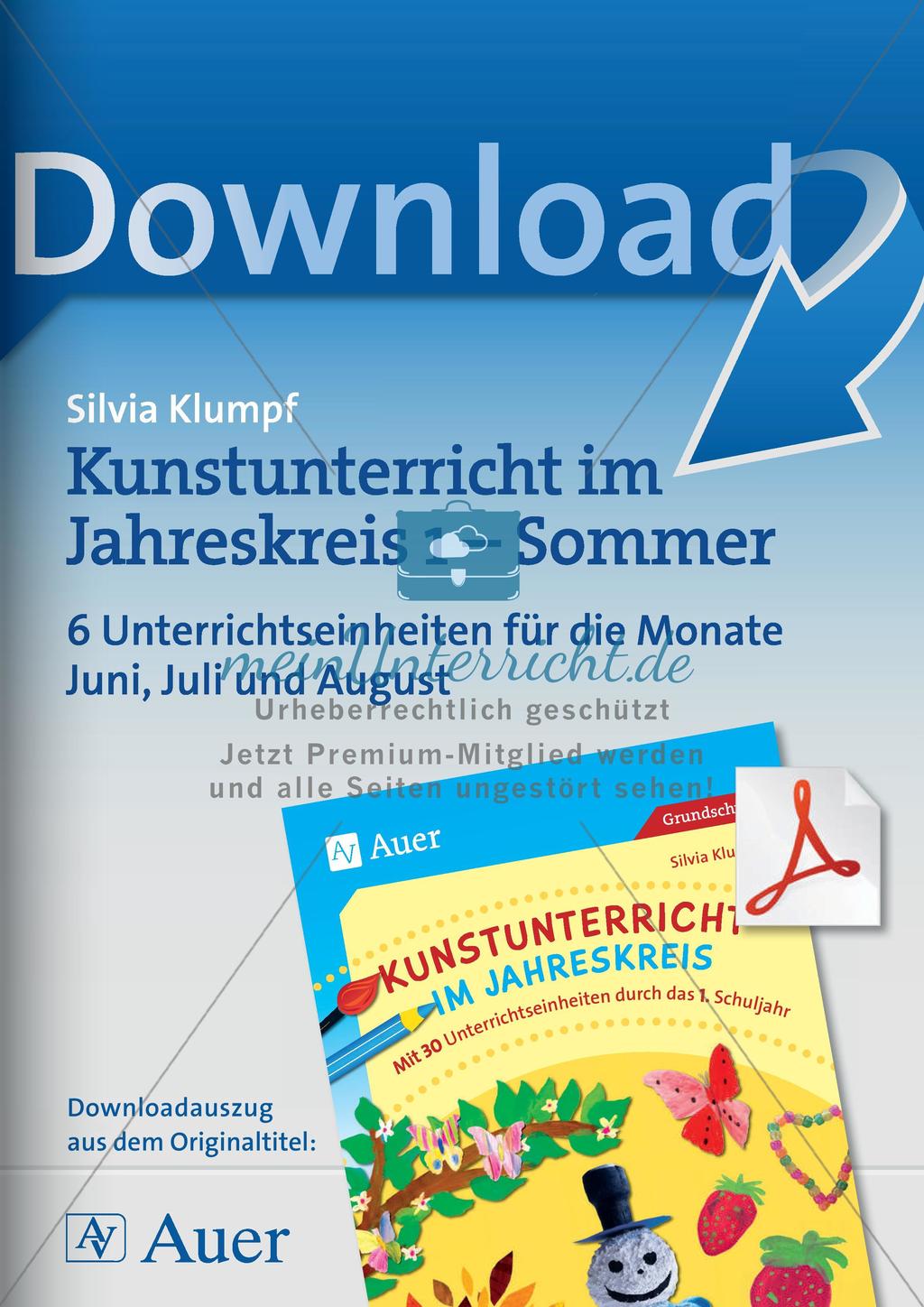Kunstunterricht im Jahreskreis: Sommer Preview 1