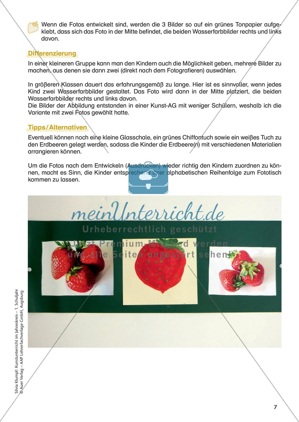 Kunstunterricht im Jahreskreis: Sommer Preview 9
