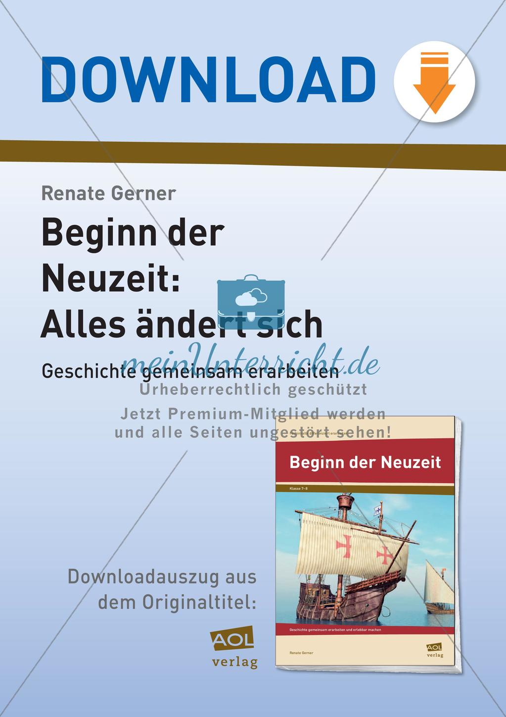 Der Beginn der Neuzeit: Alles ändert sich Preview 1