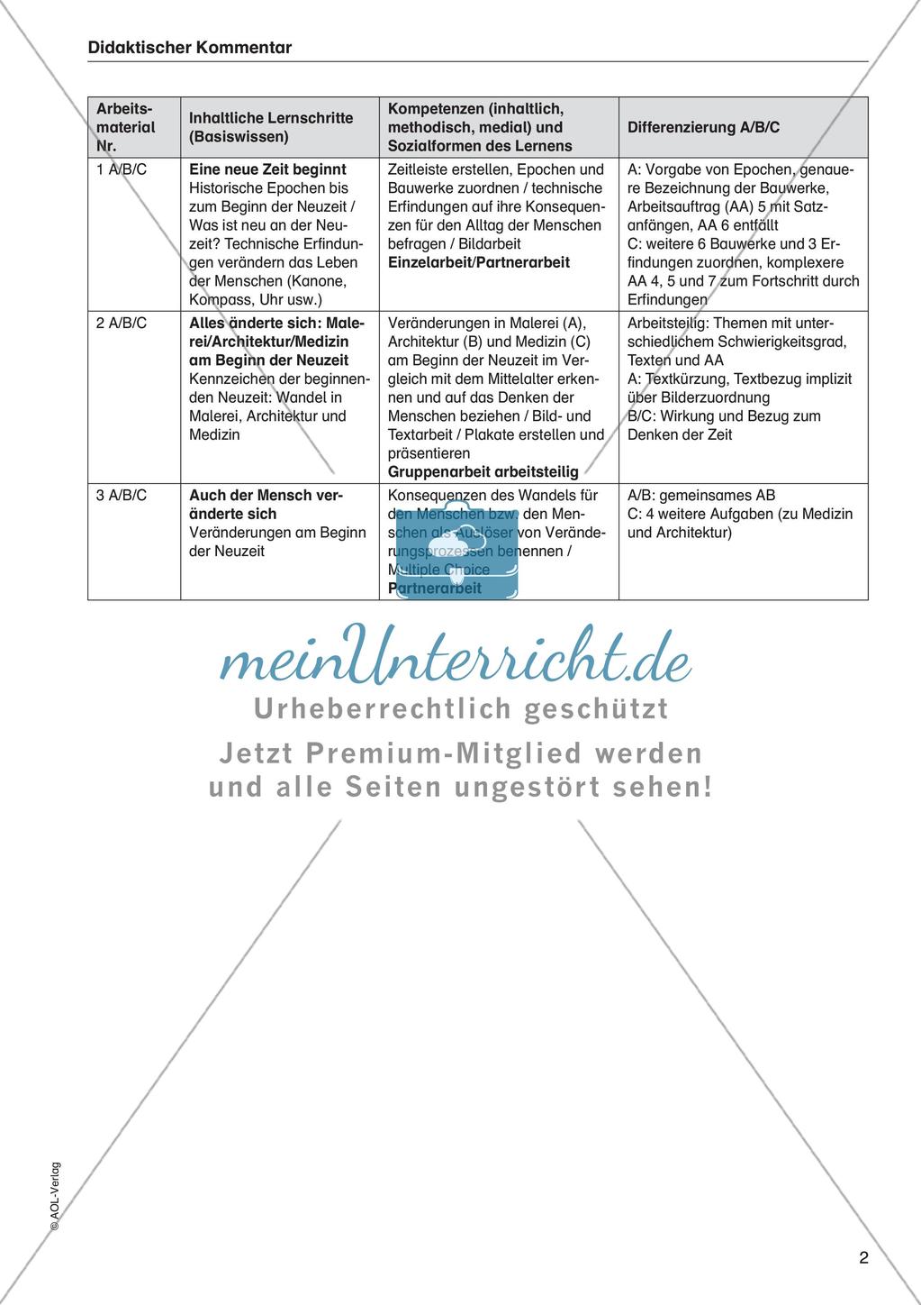 Der Beginn der Neuzeit: Alles ändert sich Preview 4