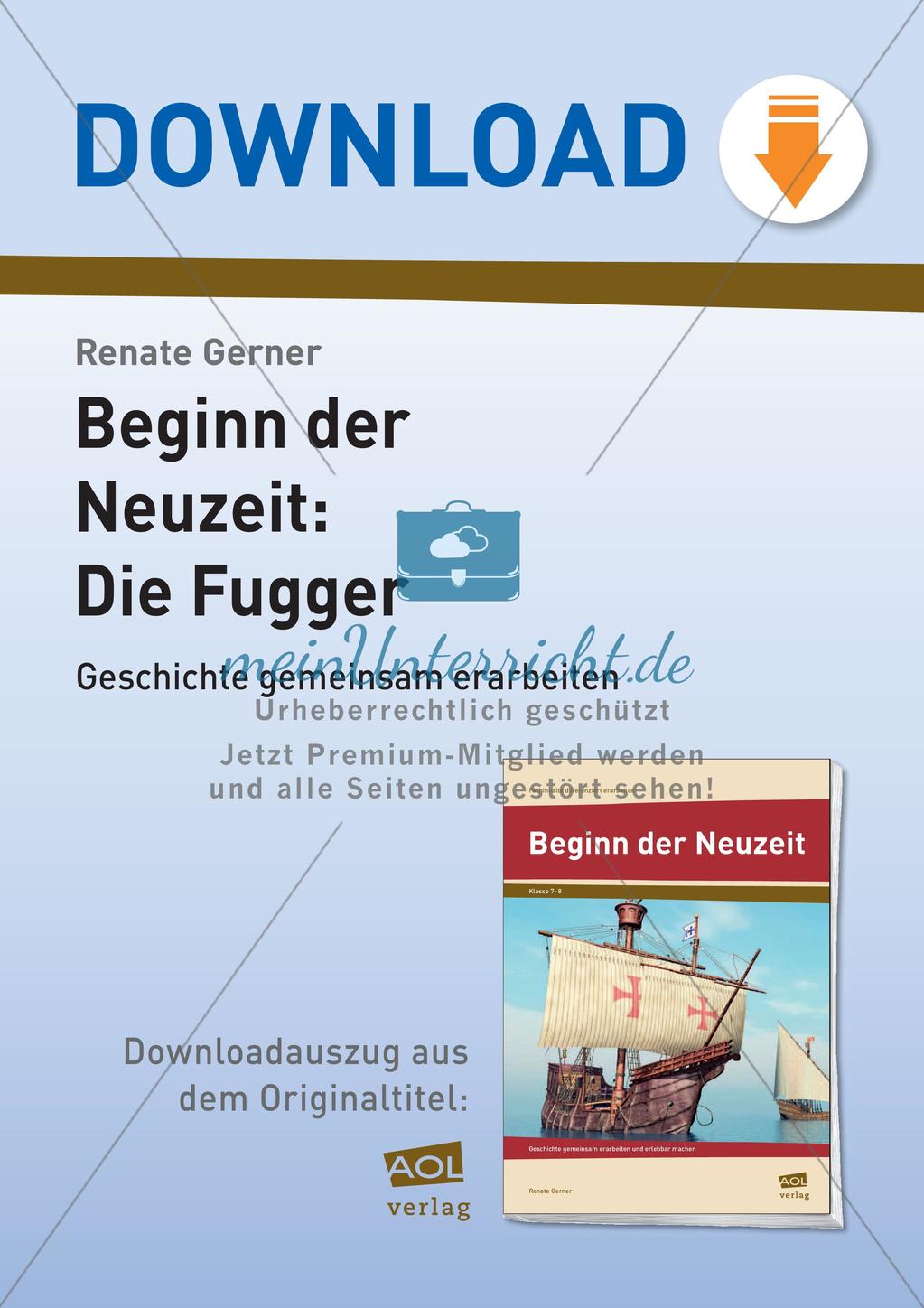 Der Beginn der Neuzeit: Die Fugger Preview 1